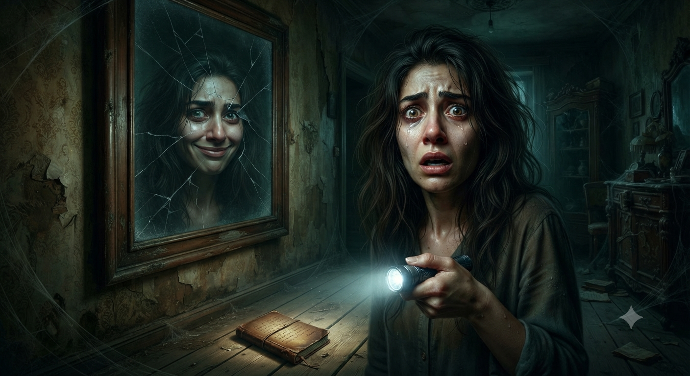 چالش ترسناک احضار همزاد در آینه